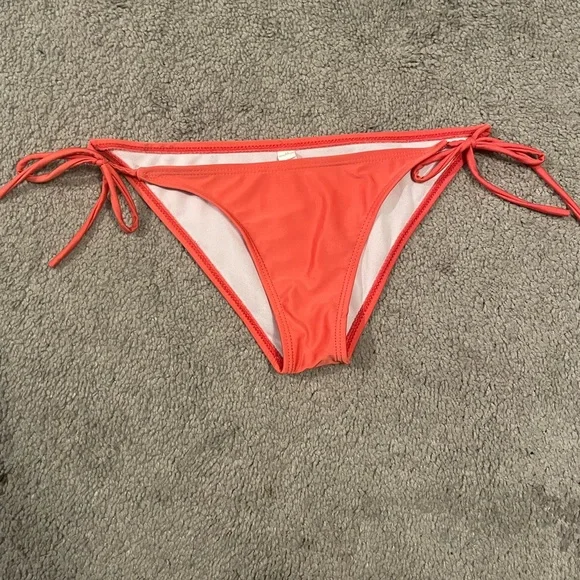 Coral Tie-Side Bikini Bottom - Picture 2 of 5